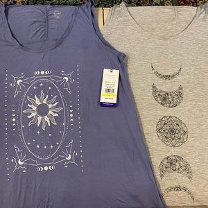 CLEARANCE 🛍️ 2 Yoga tanks by Gaiam (one is L, one is XL)